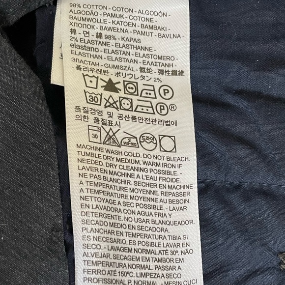 Dockers Flex Comfort Black Pants, Pleated Front, Cotton - Picture 7 of 11